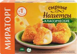 Изображение товара Наггетсы сырные МИРАТОРГ Классические, 300г