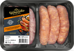 Колбаски ЧЕРКИЗОВО ПРЕМИУМ Баварские и Чоризо, ассорти, 540г