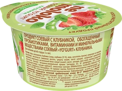 Продукт соевый NEMOLOKO Yo'gurt Клубника, 130г