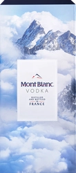 Водка MONT BLANC 40%, с 2 стопками, п/у, 0.7л