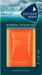 Форель слабосоленая РУССКОЕ МОРЕ филе-кусок, 200г