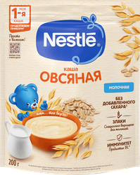 Изображение товара Каша овсяная NESTLE молочная, c 5 месяцев, 200г