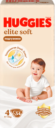 Изображение товара Подгузники HUGGIES Elite Soft 4 8–14кг, 54шт