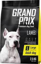 Изображение товара Корм сухой для взрослых собак GRAND PRIX Adult dog Large Ягненок, для крупных пород, 2,5кг