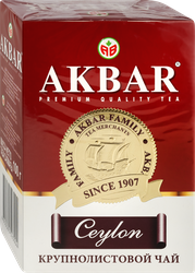 Чай черный AKBAR Gold байховый, 25пак