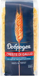 Макароны ДОБРОДЕЯ Creste di Gallo группа А, высший сорт, 400г