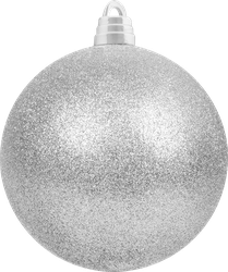 Изображение товара Шар елочный HOMECLUB d=15см, пластик, цвет серебро Арт. SP1501-silver