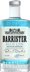 Джин BARRISTER Blue дистиллированный 40%, 0.7л