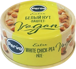 Паштет PERVA Extra Vegan, с белым нутом, 100г