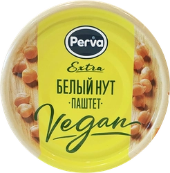 Паштет PERVA Extra Vegan, с белым нутом, 100г