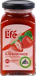 Варенье ЛЕНТА LIFE Клубничное, без сахара, 300г