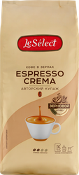 Изображение товара Кофе зерновой LE SELECT Espresso Crema жареный, 1кг