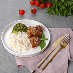 Рис ЛЕНТА FRESH с курицей терияки и брокколи, 250г