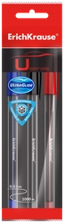 Набор шариковых ручек ERICHKRAUSE U-108 Classic Stick 1.0, Ultra Glide Technology, синий Арт. 47569, 3шт