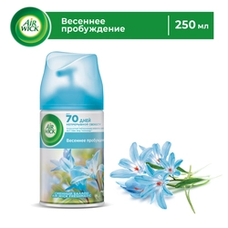 Баллон сменный для автоматического освежителя воздуха AIR WICK Freshmatic Весеннее пробуждение, 250мл