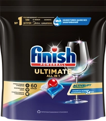 Таблетки для посудомоечной машины FINISH Ultimate, 60шт