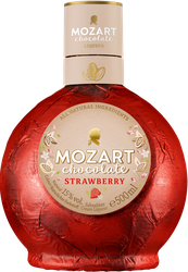 Ликер MOZART Chocolate Strawberry эмульсионный 15%, 0.5л