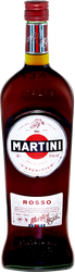 Напиток ароматизированный MARTINI Rosso виноградосодержащий из виноградного сырья красный сладкий, 1л