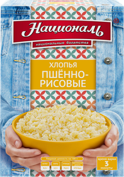 Изображение товара Хлопья пшенно-рисовые НАЦИОНАЛЬ, 400г