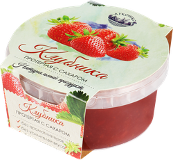 Клубника ЛУКОШКО протертая с сахаром, 200г