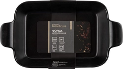 Форма для запекания HOMECLUB Matt Black 22х13х5,5см, керамика OB-с10, 0,5л