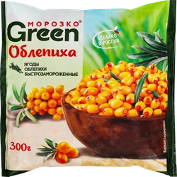 Облепиха замороженная МОРОЗКО GREEN, 300г