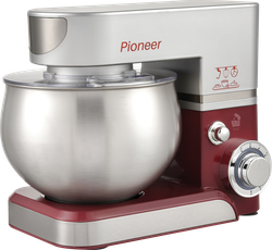 Миксер планетарный PIONEER MX322, blue marine/white/wine maroon