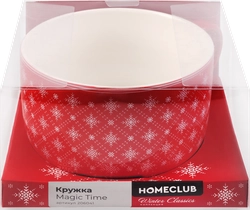 Кружка HOMECLUB Magic time 620мл, фарфор, в ассортименте, 206041