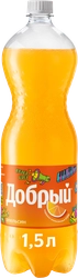 Напиток ДОБРЫЙ Апельсин с витамином С сильногазированный, 1.5л