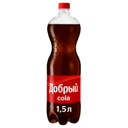 Напиток ДОБРЫЙ Cola сильногазированный, 1.5л