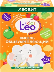 Кисель ЛЕОВИТ Leo Kids, Общеукрепляющий, с 1 года, 5х12г