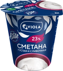 Сметана VIOLA 23%, без змж, 315г