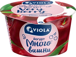 Йогурт VIOLA Very Berry с вишней 2,6%, без змж, 180г