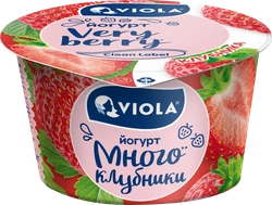 Йогурт VIOLA Very Berry с клубникой 2,6%, без змж, 180г