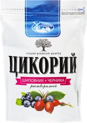 Цикорий растворимый БАБУШКИН ХУТОРОК натуральный порошкообразный с экстрактом шиповника и черники, 100г