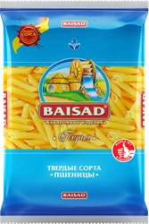 Макароны BAISAD Перья ребристые группа А, 450г