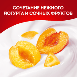 Йогурт питьевой ЧУДО Персик, абрикос 1,9%, без змж, 680г