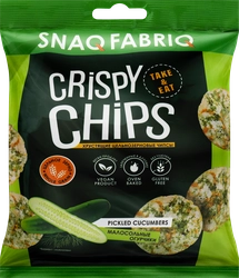 Чипсы цельнозерновые SNAQ FABRIQ со вкусом малосольные огурчики, 50г