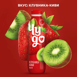 Йогурт питьевой ЧУДО Клубника, киви 1,9%, без змж, 680г