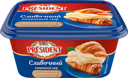 Сыр плавленый PRESIDENT Сливочный 45%, без змж, 400г