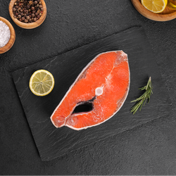 Чавыча замороженная ЛЕНТА FRESH стейк, весовая