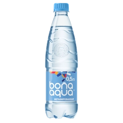 Вода питьевая BONA AQUA негазированная, 0.5л