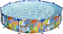 Бассейн каркасный BESTWAY 305х66см 4062л, цвета в ассортименте, Арт. 
56985