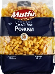 Макароны MUTLU Cavatappi, рожки, 500г