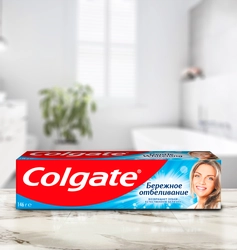 Зубная паста COLGATE Бережное отбеливание, с фтором и кальцием, 100мл