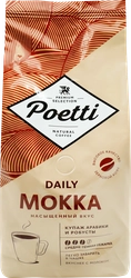 Кофе зерновой POETTI Daily Mokka натуральный жареный, 1кг