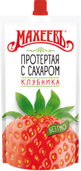 Изображение товара Клубника МАХЕЕВЪ протертая с сахаром, 300г