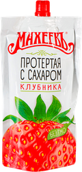 Клубника МАХЕЕВЪ протертая с сахаром, 300г