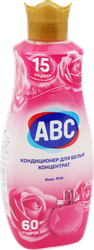 Кондиционер для белья ABC Rose pink концентрат, 1,44л