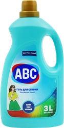 Средство для стирки цветного белья ABC, 3л